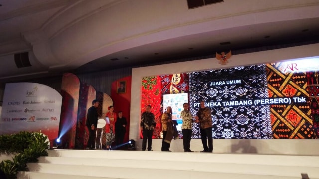 PT Antam Jadi Juara Umum Annual Report Award (Foto: Nicha Muslimawati/kumparan)