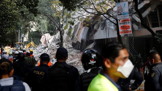 Gempa di Meksiko (Foto: Carlos Jasso/Reuters)