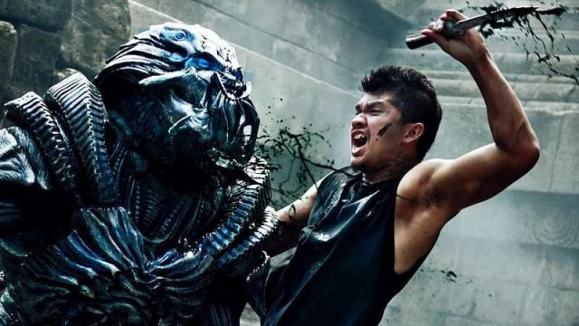 Iko Uwais di film Beyond Skyline (Foto: dok.Hydraulx)