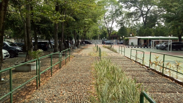 Area rencana alun-alun demokrasi (Foto: Ferio Pristiawan/kumparan)