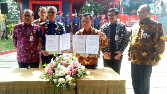 Peresmian Kantor dan Mobil Pemadam Kebakaran (Foto: Johanes Hutabarat / kumparan)