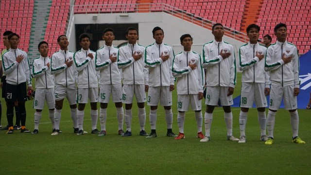 Indonesia vs Laos di kualifikasi Piala Asia U-16 (Foto: Dok. Pssi)