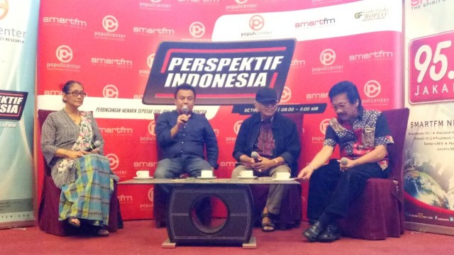 Diskusi perspektif Indonesia. (Foto: Aprilandika Hendra/kumparan)