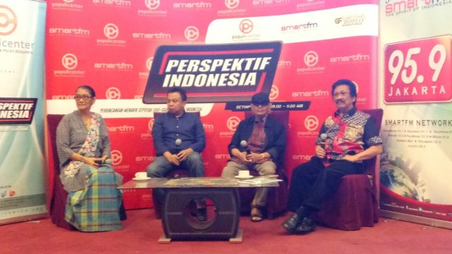 Diskusi perspektif Indonesia. (Foto: Aprilandika Hendra/kumparan)