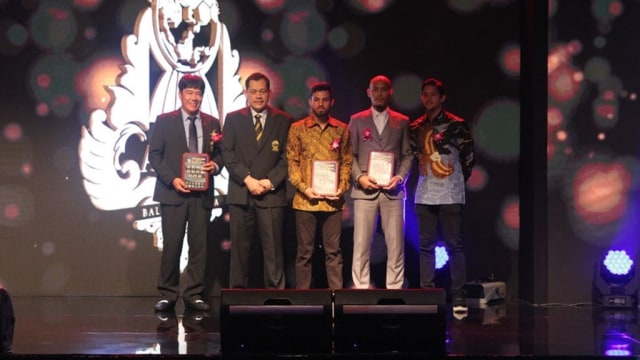 Penghargaan AFF Awards 2017 di Nusa Dua, Bali. (Foto: Dok. PSSI)