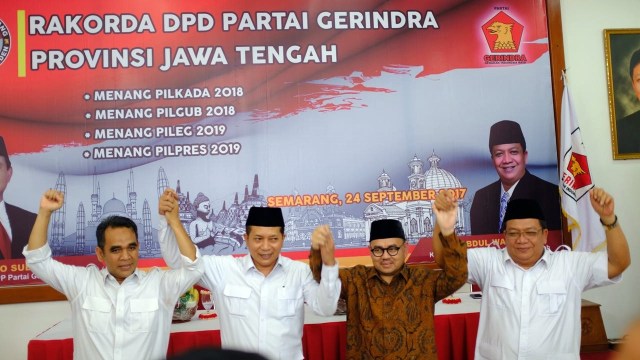 Sudirman Said di Rakorda DPD Gerindra Jateng (Foto: Dok. Istimewa)