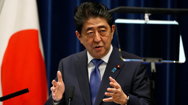 PM Jepang Shinzo Abe (Foto: REUTERS/Toru Hanai)