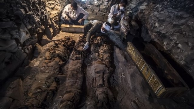 Penemuan Mumi (Foto: AFP/Khaled Desouki)