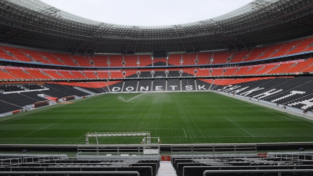 Penampakan Donbass Arena sebelum perang. (Foto: Wikimedia Commons)