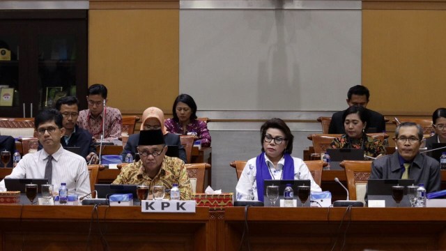 Rapat Dengar Pendapat Komisi III DPR dan KPK (Foto: Fanny Kusumawardhani/kumparan)