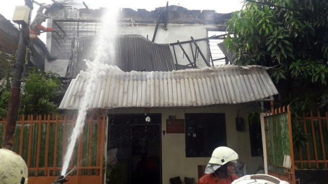 Kebakaran di Kampung Bali, Tanah Abang (Foto: Fadjar Hadi/kumparan)
