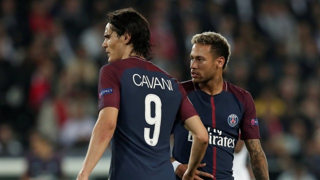 Cavani dan Neymar (Foto: Benoit Tessier/Reuters)