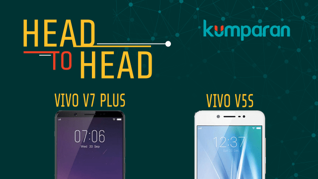 Ponsel Vivo V7 Plus vs Vivo V5s. (Foto: Mateus Situmorang/kumparan)