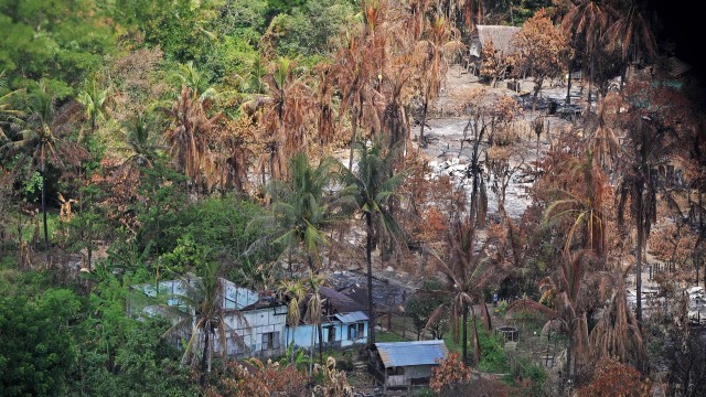 Penampakan Wilayah Rohingya dari Udara (Foto: Soe Than Win/AFP)