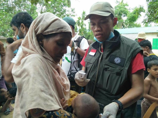 Muhammadiyah Aid Buka Posko Kesehatan untuk Pengungsi Rohingya  (1)