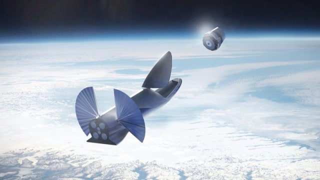 Konsep pesawat antarplanet ITS/BFR dari SpaceX (Foto: SpaceX)