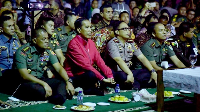 Jokowi dan Panglima TNI nobar Film G30S/PKI (Foto: Istimewa)