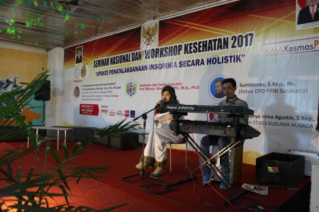 New Prima band Tampil Dalam Acara Seminar Nasional Insomnia Palur Plasa
