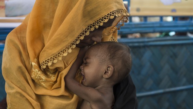 Anak-anak Rohingya.  (Foto: Fred Dufour / AFP)