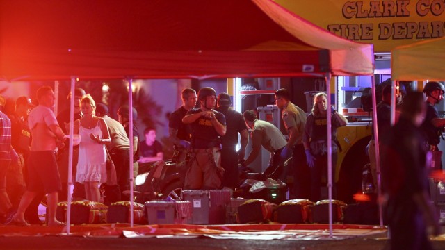 Penembakan di Las Vegas (Foto: Chase Stevens/Las Vegas Review-Journal via AP)