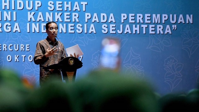 Jokowi di Jambore Nasional Kader PKK (Foto: Dok. Biro Pers Setpres)