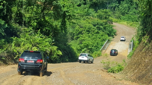 Ruas jalan di Kalimantan Utara. (Foto: Dok. PUPR)