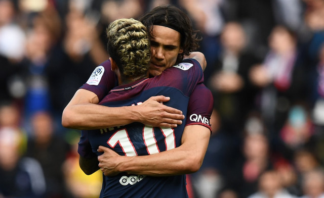 Cavani dan Neymar... Tak ada masalah. (Foto: Franck Fife/AFP)