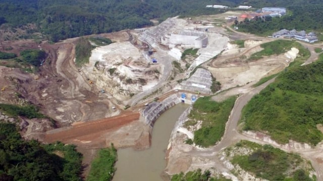 Bendungan Karian di Kebupaten Lebak (Foto: Yudhistira Amran Saleh/kumparan)