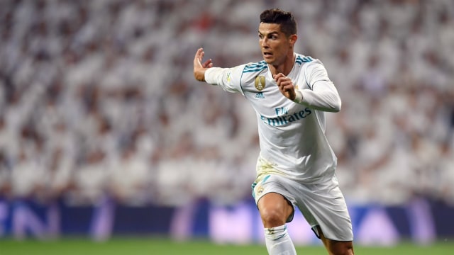 Ronaldo pada sebuah laga dengan Madrid. (Foto: Gabriel Bouys/AFP)