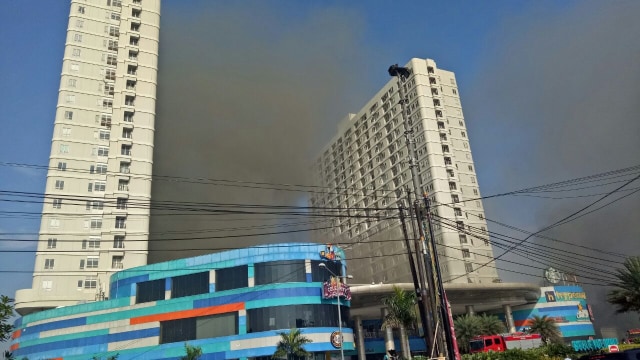 Kebakaran di Apartemen Cinere Bellevue  (Foto: Nabilla Fatiara/kumparan)