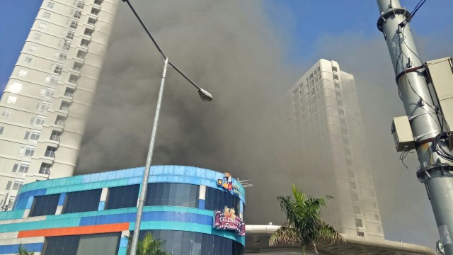 Kebakaran di Apartemen Cinere Bellevue  (Foto: Nabilla Fatiara/kumparan)