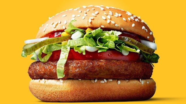 Burger Vegetarian Terbaru McDonald (Foto: Instagram/@mcdonaldssuomi)
