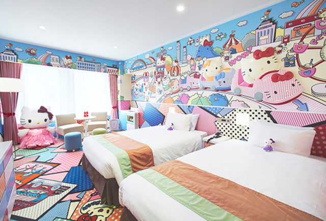 Kamar Hello Kitty (Foto: Dok. Keio Plaza Hotel)