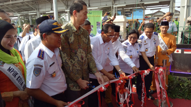 Peresmian Stasiun Bekasi Timur oleh Budi Karya (Foto: Aprilandika Pratama/kumparan)