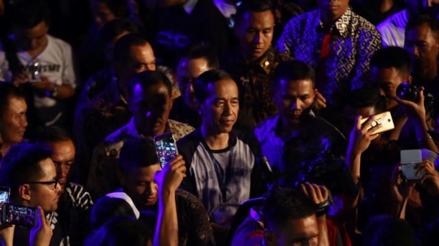 Presiden Jokowi menghadiri Synchronize Fest 2017 (Foto: Fanny Kusumawardhani/kumparan)