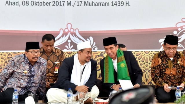 Jokowi di Pesantren Al-Amien, Tegal (Foto: Biro Setpres)