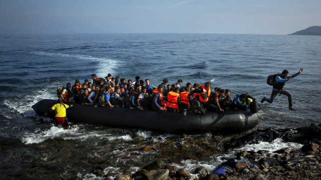 Ilustrasi imigran gelap. Foto: REUTERS/Yannis Behrakis/File Photo