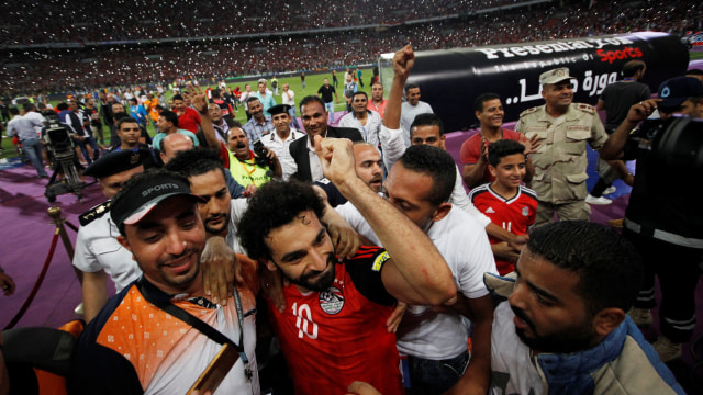 Mohamed Salah bawa Mesir ke Piala Dunia 2018. (Foto: REUTERS/Amr Abdallah Dalsh)