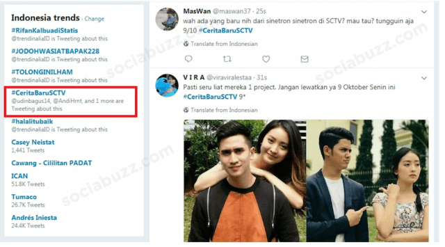 Jasa Pembuatan Iklan Trending Topic Twitter Indonesia