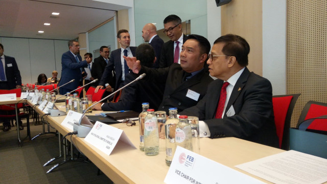 Ridwan Kamil di Diskusi Tingkat Tinggi Pengusaha (Foto: Kevin Kurnianto/kumparan)