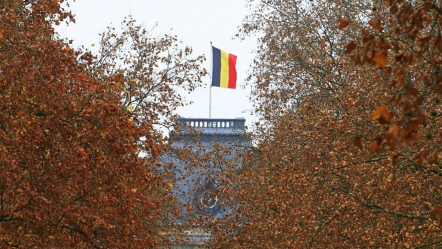 Bendera Belgia (Foto: REUTERS/Yves Herman)
