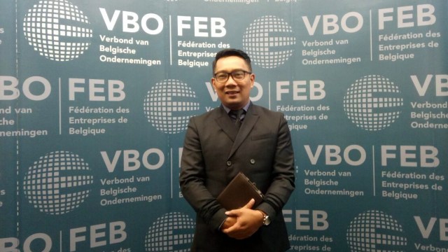Ridwan Kamil di Belgia (Foto: Kevin Kurnianto/kumparan)