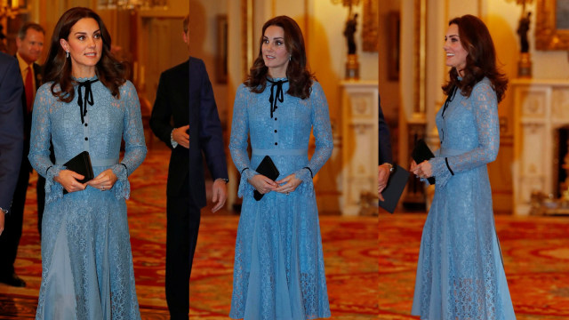 Kate Middleton pada World Health Mental Day (Foto: REUTERS/ Heathcliff O'Malley/Pool)