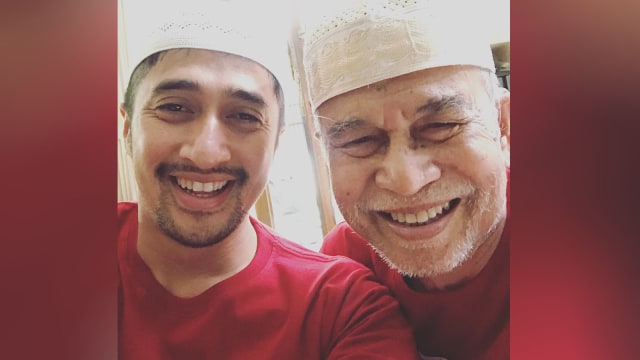 Irfan Hakim dan sang ayah (Foto: Instagram @irfanhakim75)