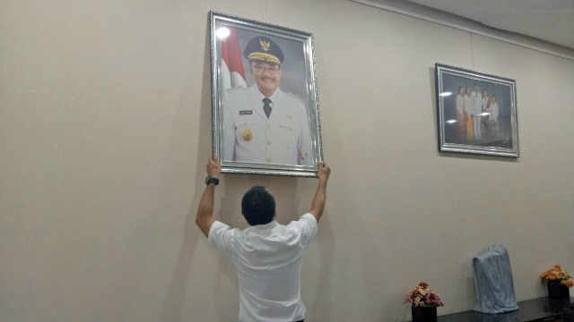 Suasana ruang kerja Djarot di Balai Kota.  (Foto: Nabilla Fatiara/kumparan)