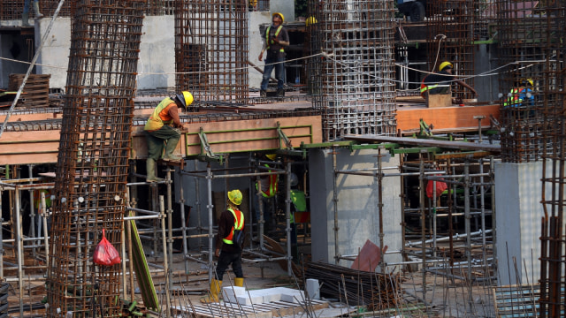 Pekerja Sektor Konstruksi (Foto: Fanny Kusumawardhani/kumparan)