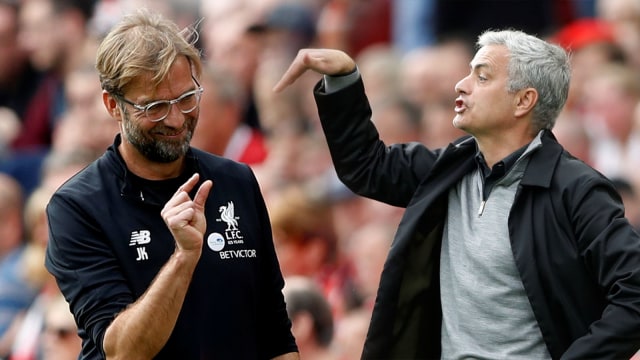 Mourinho vs Klopp : menang siapa kali ini? (Foto: Reuters/Carl Recine/Carl Recine)