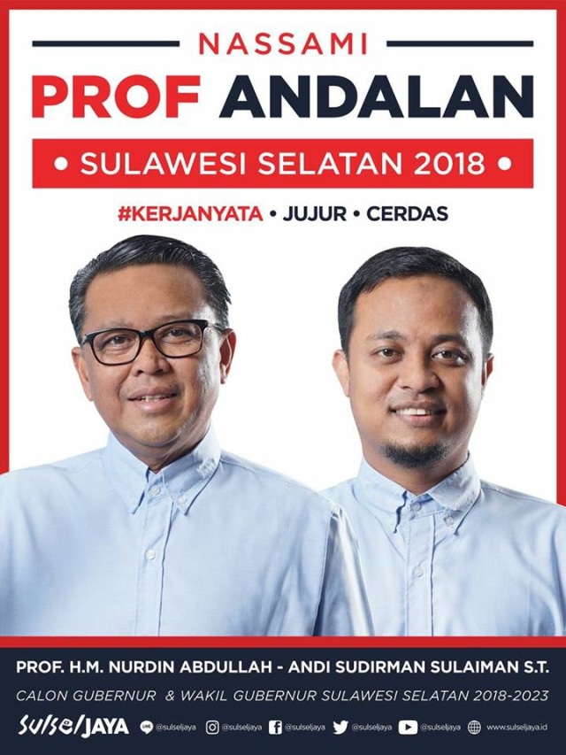 Nurdin Abdullah dan Andi Sudirman Sulaiman (Foto: Facebook/Andi Sudirman Sulaiman)
