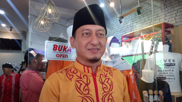 Ustadz Zacky Mirza Buka Distro Baju Muslim (Foto: DN Mustika Sari/kumparan)