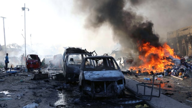 Bom di Somalia Foto: Reuters/Feisal Omar